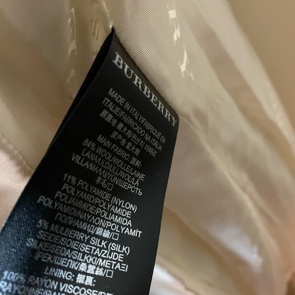 Burberry prorsum runway knit effect white ivory trench coat - Picture 12 of 16